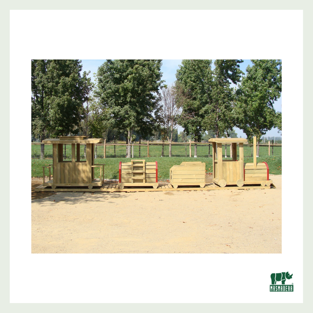 Juego Tren de Madera