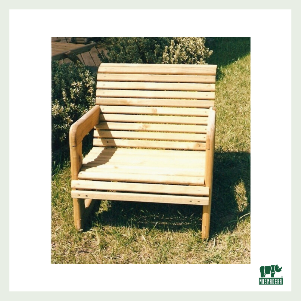 Garden Seat Armchair with Arms
