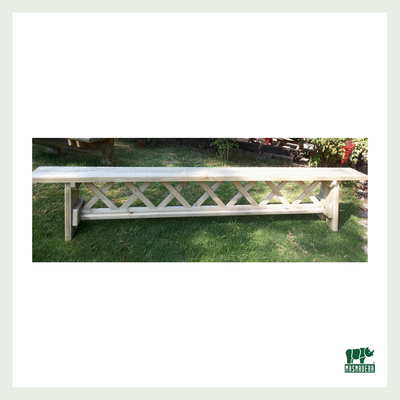 Impregnated Pine Bench for Table 2.8 m