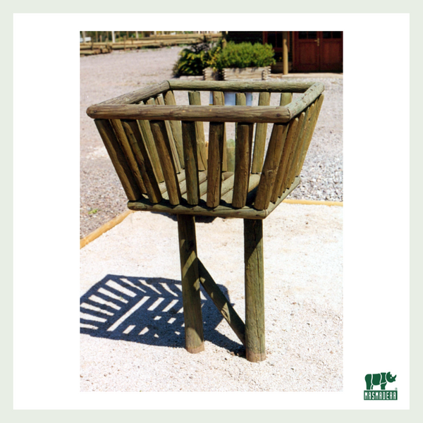 Canasto Basura Polines 2-3"