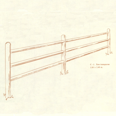 Cerco C-1 (3 Tranqueras / 1,9 x 2,4 m)