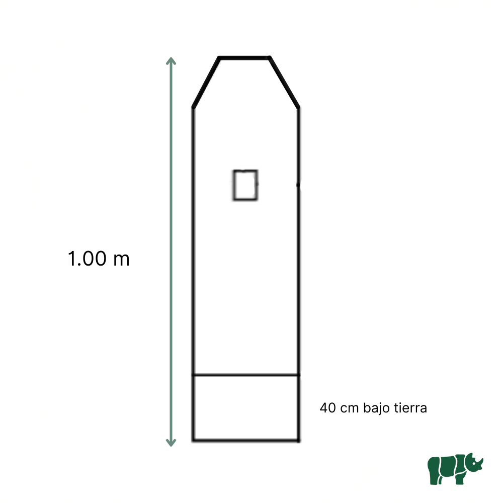 Southern Fence Pillar 1 Gates (1.0 m)
